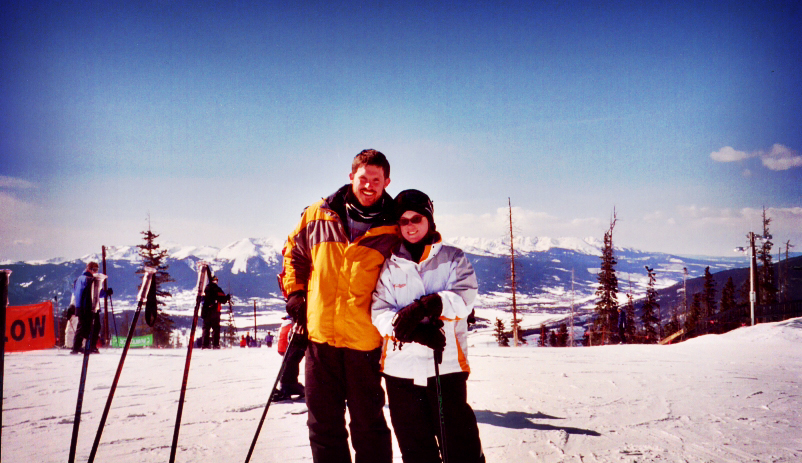 Here's Abbey and I atop Keystone on Monday morning.  Beautiful weather, beautiful skiing, and beautiful people (wink wink), what more could you ask for?